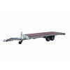 PLATEAU ROUES DESSOUS 506x215 freiné 2 essieux timon réglable optima  PTAC : 3500 kg