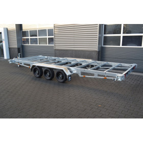 Remorque conteneur 20 pieds 3 x essieu 1800 kg
