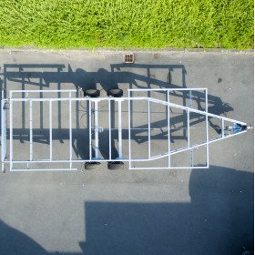TH 8m40 x 2m44 version basse 2 essieu x 1800 kg