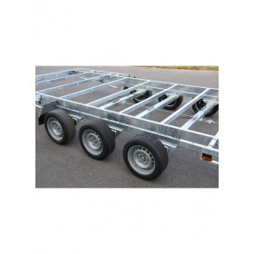 TH 6m x 2m44 version basse 3 x essieux 1350kg