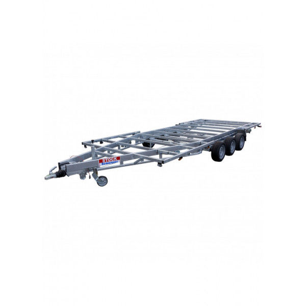 TH 6m x 2m44 version basse 3 x essieux 1800kg