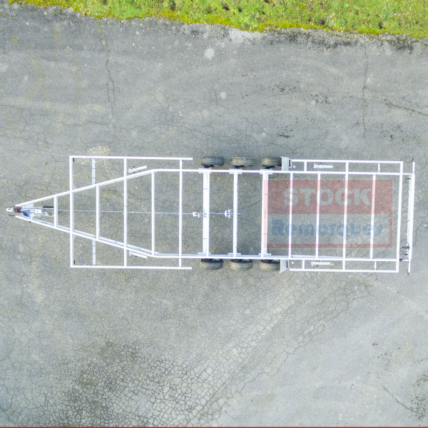 TH 7m20 x 2m44 version basse 3 essieu x 1800 kg