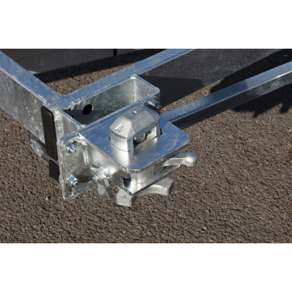 Remorque conteneur 20 pieds 3 x essieu 1350 kg