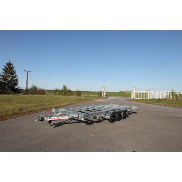 Remorque conteneur 20 pieds 3 x essieu 1350 kg