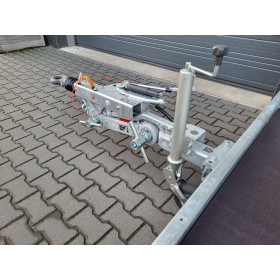 Timon réglable avec compensateur gaz 3500kg (tete de lapin ou anneau BNA 68mm)