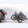 Remorque 4 vélos électriques sur attelage à 2 roues