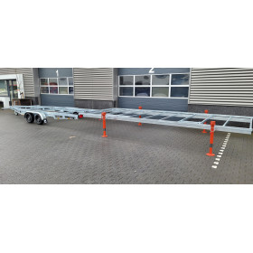 TH 6m x 2m44 detachable 2 x essieux 1800 kg + deck