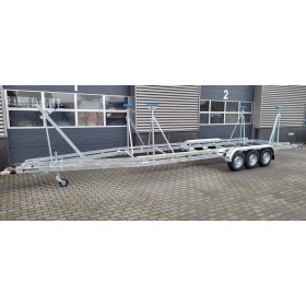Remorque porte Voilier 10m 3500kg 3 essieux de 1350kg