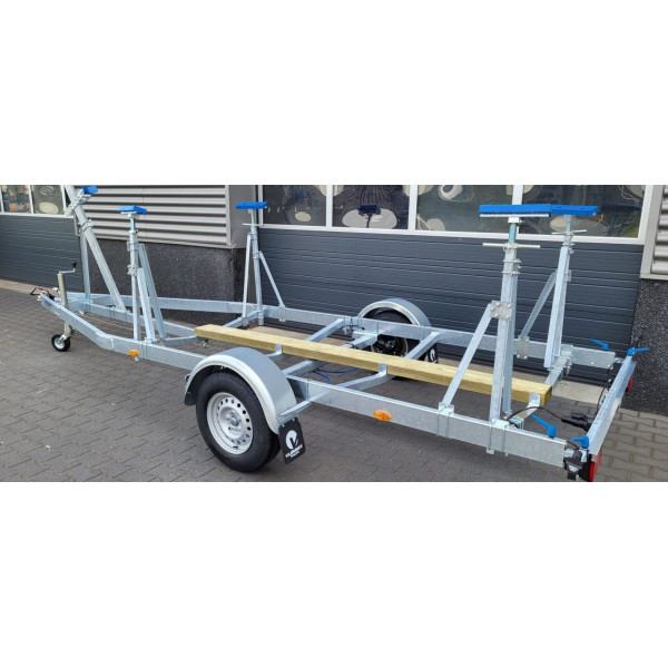 6m30-2m20 - 1x1350 kg - VLEMMIX - Remorque Porte quillard