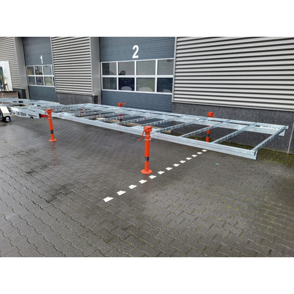 DT 7m20 x 2m44 Version amovible 2 x essieux 1800 kg + deck
