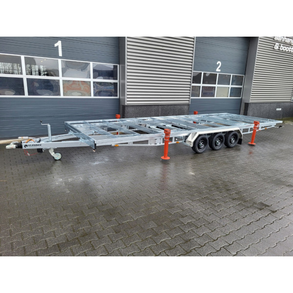 DT 7m20 x 2m44 Version amovible 3 x essieux 1350 kg + deck
