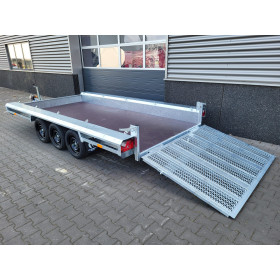 TM 4m x 1m80 porte engin 3 x essieux 1350 kg
