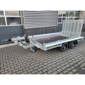 GTM 3m x 1m50 Gooseneck porte engin 2 x essieux 1800 kg