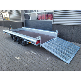 TM 4m x 1m50 porte engin 3 x essieux 1350 kg