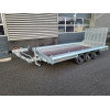 GTM 4m x 1m50 Gooseneck porte engin 3 x essieux 1800 kg
