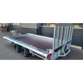 GTM 4m80 x 1m80 Gooseneck porte engin 2 x essieux 1800 kg