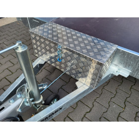 Coffre de rangement en aluminium