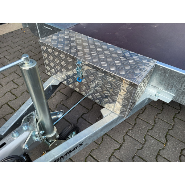 Coffre de rangement en aluminium