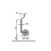 Roue jockey Ø 48 AL-KO - Charge 300 kg