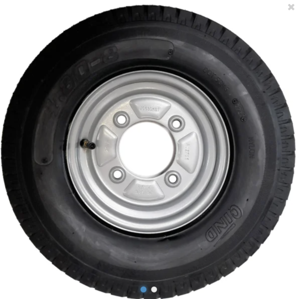 Roue complète 480x8 - 6 PLYS - 4 trous 115 - déport 0 - 71M