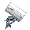 Remorque tri-benne 3m10x1m186 double essieux freiné