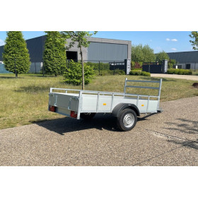 Remorque alu 2m57x1m31 2 essieux 750kg
