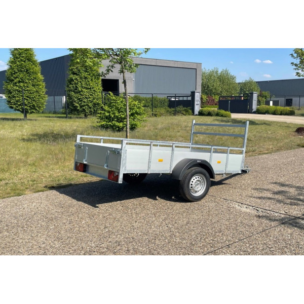 Remorque alu 2m57x1m31 2 essieux 750kg