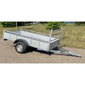 Remorque alu 2m57x1m31 2 essieux 750kg