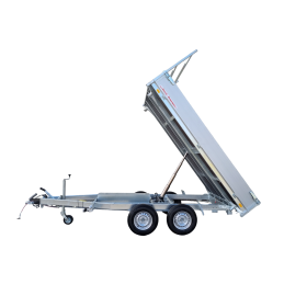 Benne Electrique 3500 KG KIPPER 3m60 x 1m86 2 essieux ridelle de 30 cm