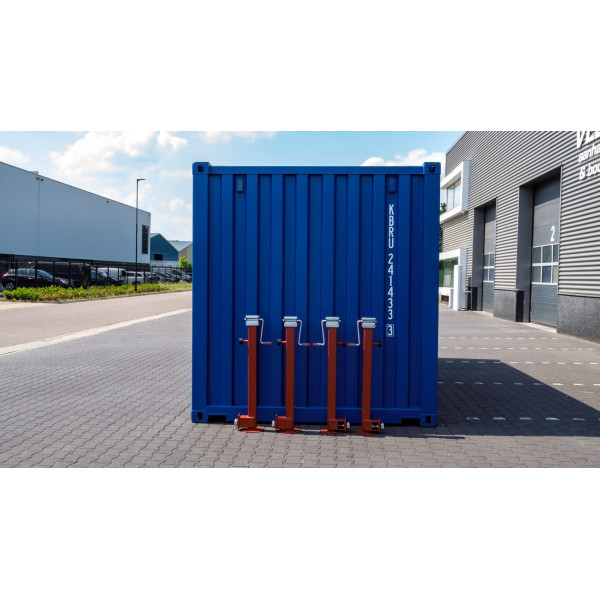 4 Béquilles pivotantes pour conteneur