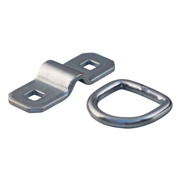 anneau d'ancrage en 2 pièces, petit zingué