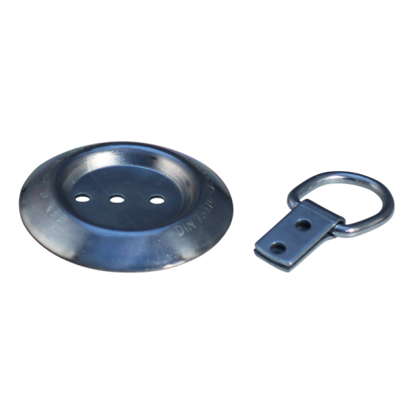 anneau d'ancrage rond zingué