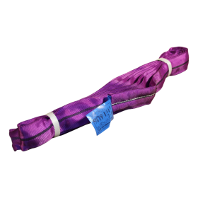 Élingue ronde à gaine polyester double tissé 1 ton violet 1 m