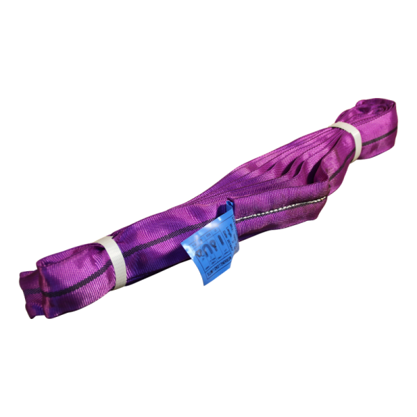 Élingue ronde à gaine polyester double tissé 1 ton violet 2 m