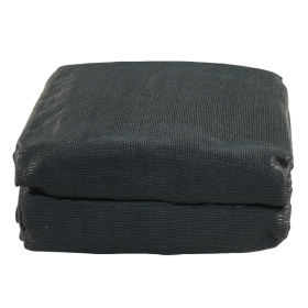 Filet de sécurité de lourde qualité 3000x2000mm PVC, 350 gr/m2 noir foncé RAL 9005