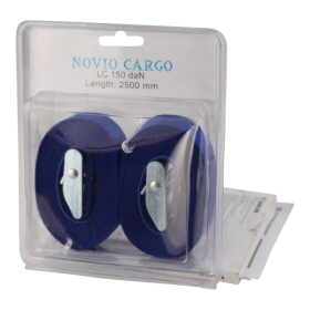 sangele d'arrimage avec tenon de boucle et S-boucle (set 2 pièces) 25mm 1800mm polyester