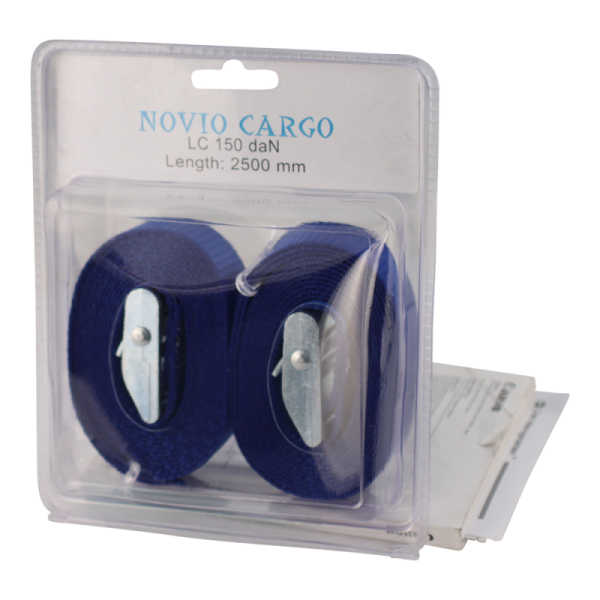 sangele d'arrimage avec tenon de boucle et S-boucle (set 2 pièces) 25mm 1800mm polyester