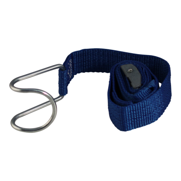 sangle d'arrimage pour container roulant bleu 25mm 1060mm polyester