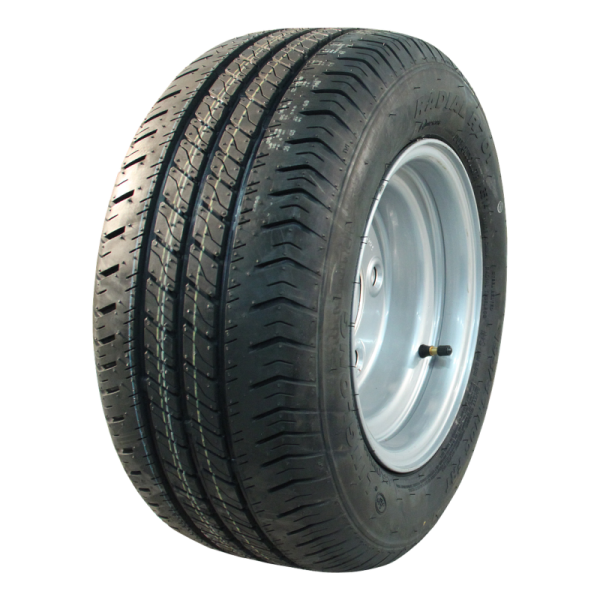 pneu + roue 195/55 R10C R701 M+S 6.00Ix10H2 ET-4 60/100/4 métal gris