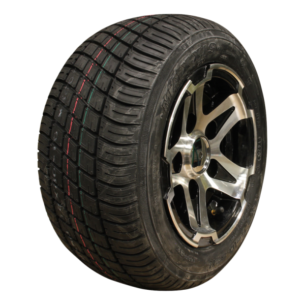 pneu + roue 195/55 R10C R701 M+S 6.00Ix10H2 ET-4 67/112/5 métal léger gris