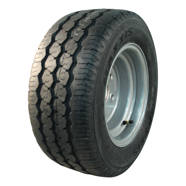 pneu + roue 195/55 R10C Trailermaxx CR-966 6.00Ix10H2 ET25 66,5/112/5 métal gris