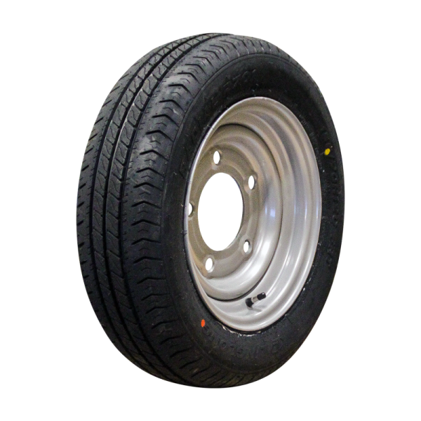 pneu + roue 155/70 R12C R701 M+S 4½Jx12H2 ET0 115/165.1/5 métal gris