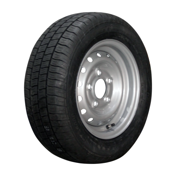 pneu + roue 185/60 R12C Kargomax ST-6000 M+S 5½Jx12H2 ET30 67/112/5 métal gris