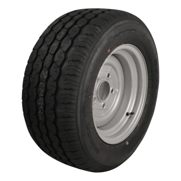 pneu + roue 225/55 R12C Trailermaxx CR-966 7.00Ix12H2 ET10 66,5/112/5 métal gris