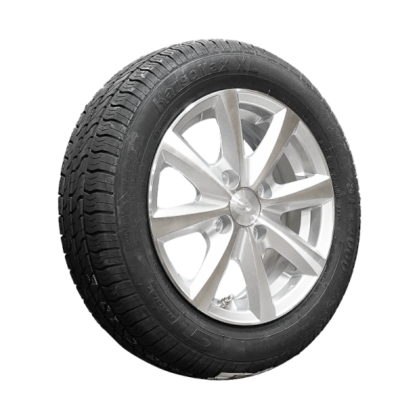 pneu + roue 145/70 R13 Kargomax ST-4000 M+S 5Jx13H2 ET30 57/100/4 métal léger gris