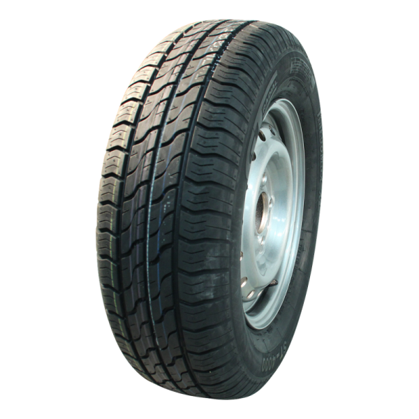 pneu + roue 145/80 R13 Kargomax ST-4000 M+S 4½Jx13H2 ET20 85/130/4 métal gris