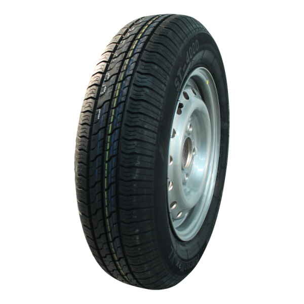 pneu + roue 155 R13 Kargomax XL ST-4000 M+S 4Jx13H2 ET30 66,5/112/5 métal gris