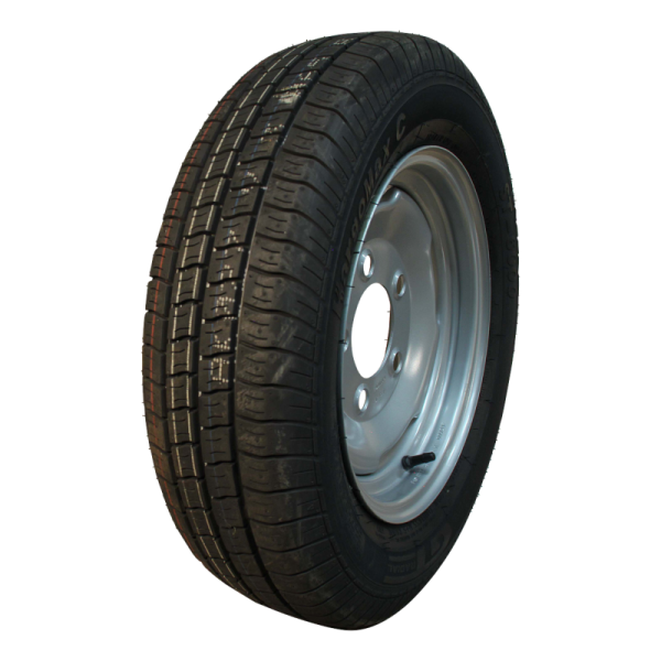 pneu + roue 155 R13C Kargomax ST-6000 M+S 4Jx13H ET0 94/140/5 métal gris