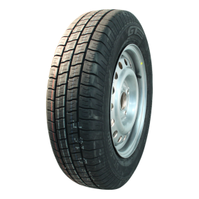 pneu + roue 155 R13C Kargomax ST-6000 M+S 4Jx13H2 ET30 57/100/4 métal gris