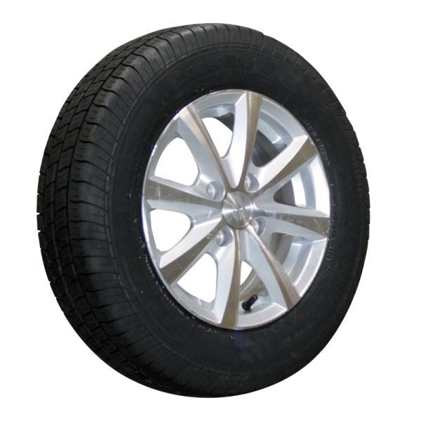 pneu + roue 155 R13C Kargomax ST-6000 M+S 5Jx13H2 ET30 57/100/4 métal léger gris